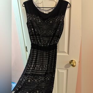 Max Studio Black Lace Dress XS